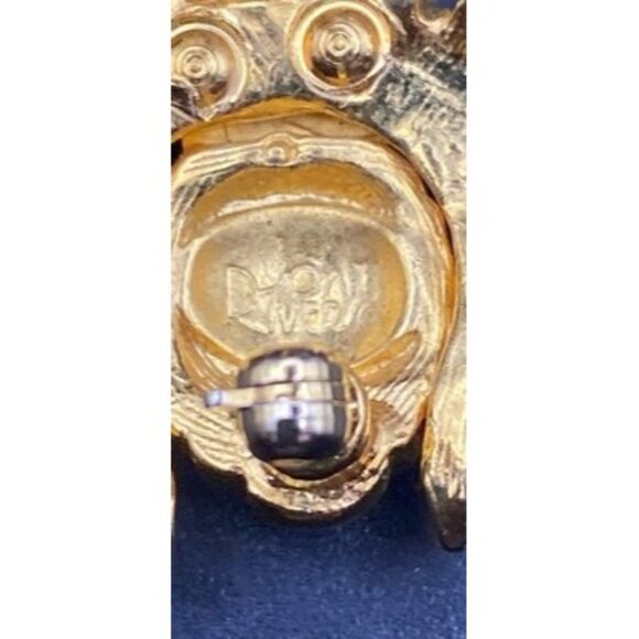 Vintage Signed Joan Rivers "Started it All" Gold Tone Bee Pin Brooch Unisex - Picture 8 of 9